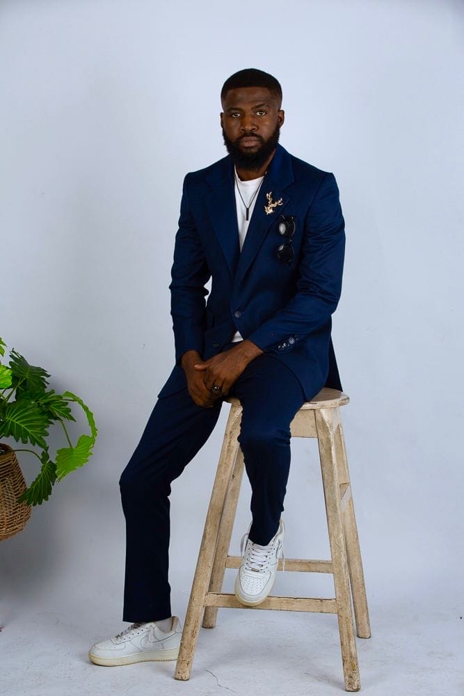 Navy Blue Notch Suit